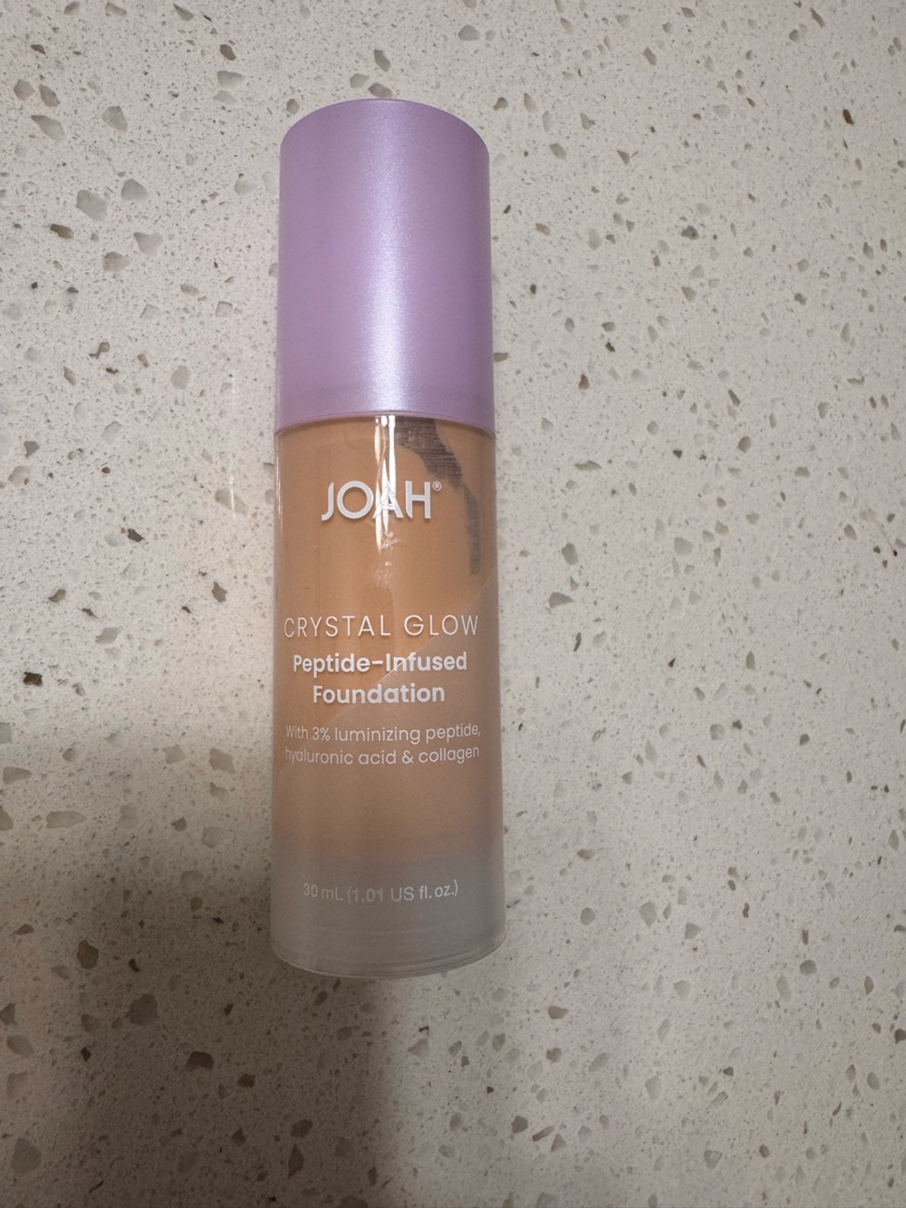 Joah Crystal Glow Peptide-Infused Foundation - Warm Beige